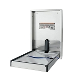Foundations Premier Vertical Stainless Steel Changing Station Recessed or Surface Mount